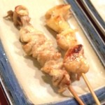 炭火焼とり 安喜 - かわ、さんかく