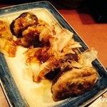 炭火焼とり 安喜 - しいたけ肉詰め