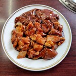 藤ヶ丘食堂 - きも2人前、親鶏2人前