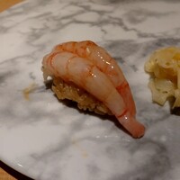 恵比寿 鮨 一 - 甘エビは絶品