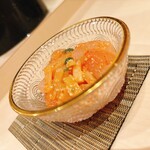 心一 - 甘エビの塩麹漬け