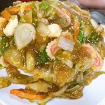 文福飯店 - 五目揚げ焼きそば