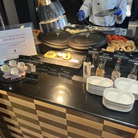 ブッフェアンドカフェ スロープサイドダイナー ザクロ - 網焼き（ホタテ、エビ、筍、パプリカ）