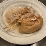 花くじら - 糸こんにゃくとスジとネギ袋