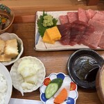 天然本マグロ専門店 司 - 鮪のお刺身定食