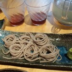 日本酒バルかぐら - ・刺身付かぐらコース 蕎麦