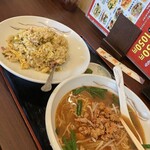 中華菜館　味香園 - 料理写真:台湾味噌ラーメン➕高菜チャーハン