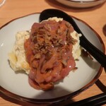 日本酒バルかぐら - ・刺身付かぐらコース 日本酒好きのポテサラ