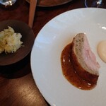 Florilege - メインのホロホロ鳥、詰め物。