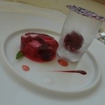 バローレ - ハスカップのテリーヌとジェラート