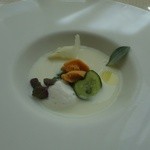 バローレ - 雲丹とキュウリのスープ