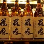 羅豚 - お店の名前の焼酎