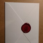 Florilege - お食事後にいただいたメニューは、シーリングされた封筒に。