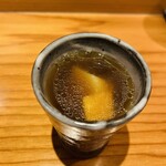博多呑場 五右エ門 - スープ　鳥と貝柱を出汁にした、タケノコ入り