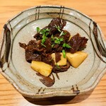 博多呑場 五右エ門 - タケノコと牛しぐれ煮