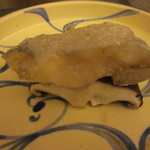 日本料理 晴山 - 太刀魚と椎茸　玉葱のソースで