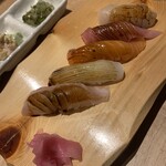 最魚の晩餐～寿司と牡蠣と日本酒の裏切り～ - 