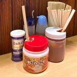 ○新 ネギラーメン - 卓上調味料　2025.4.1