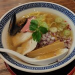 だし廊 仙台南町通り本店 - 貝だし塩そば　1,000円