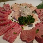 大門 - 塩焼カルビ+上塩焼タン+上塩ホルモン