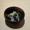 Kanda Edokko Zushi Nishiguchi ten - お通し　コハダの酢の物