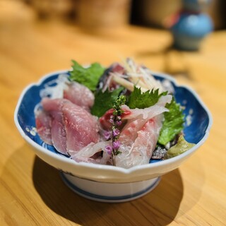 真鯛のお刺身盛り合わせ