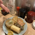 魚の店 オカモ倶楽部 - おでん盛り合わせ