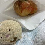 ダンマルシェ - 料理写真:ポテサラとめんたいのパン。