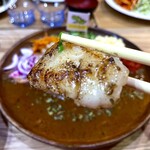 キッチン あずま - 噛みごたえのあるワニのソテー♡