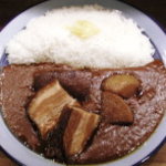 もうやんカレー - 皮付き豚角煮カレー