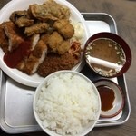 フライ盛合（上方から）