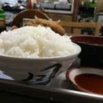 丸二食堂 - ライスは並でも十分かと