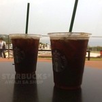 スターバックス・コーヒー - ( ；´Д｀)休憩♡ お天気悪くて橋が見えません…w