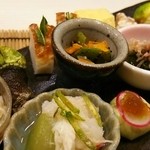 鈴音 - 3000円コースの前菜  26．8．2