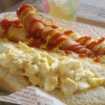 Cafe BOARD WALK - モーニングセットAのサンドイッチ