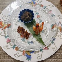 礼華　青鸞居 - 一口前菜三種盛り合わせ①