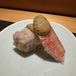 鮨処 春日 - 函館産毛蟹