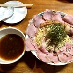 虎一番 - ざるラーメン＋チャーシュー