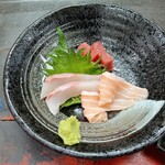 鳥好 - Aセット刺身