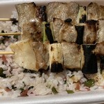 ハセガワストア - やきとり弁当 うめ野沢菜ご飯 小 塩