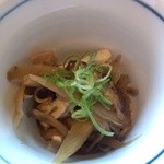 銀座 圓 - 牛蒡としめじ