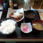 魚のちから食堂 - 煮魚定食・500円税込み　2014.08