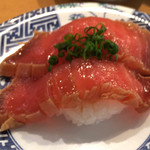 廻鮮寿司 塩釜港 - 漬けマグロ（H26.8）