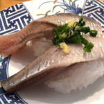 廻鮮寿司 塩釜港 - 生イワシ（H26.8）