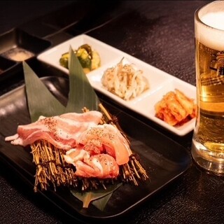 一人焼肉ウルフ - 料理写真:ちょい飲みセット