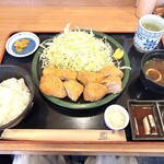 とんかつ とん太みに - ヒレかつ定食のＭ(170グラム)