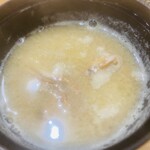 こい勢 - 海老出汁のお味噌汁