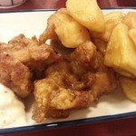 小平小川食堂 - 鶏とじゃがいもの照り焼き