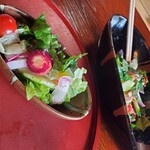 朱の門 - 見た事のない野菜がいっぱい！