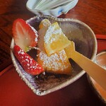 朱の門 - デザート(レモンケーキ)